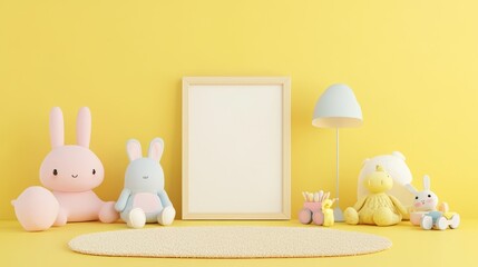 Pastel Children's Room Mockup