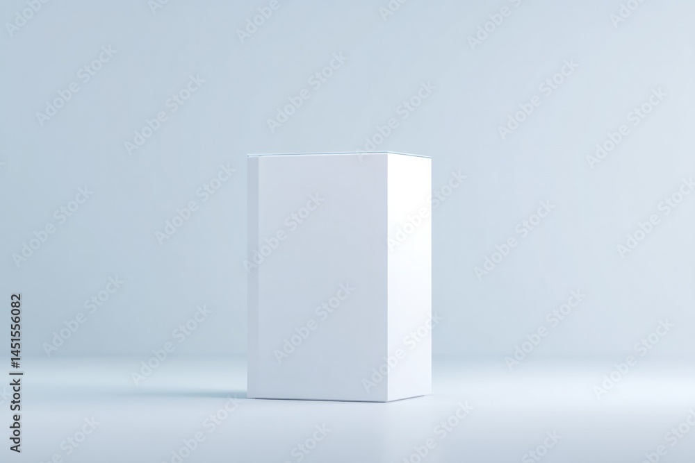 Aufkleber minimalistic podium on plain background designed for showcasing electronics with ample copy space
