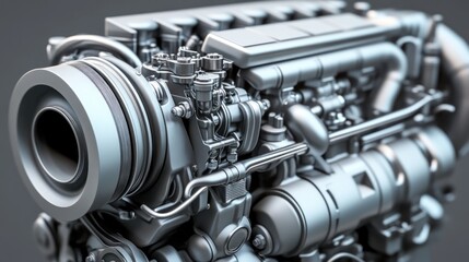 Powerful engine, intricate components