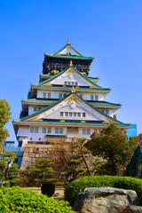 Obraz premium 大阪城・春（大阪府・大阪市）