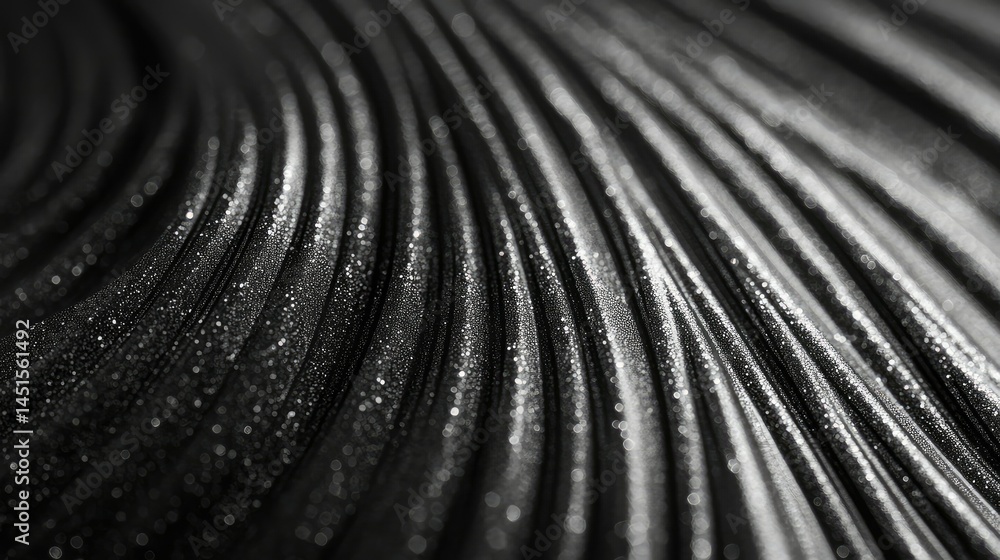 Poster abstract, textured surface with flowing, curved lines, illuminated with subtle highlights, creating 