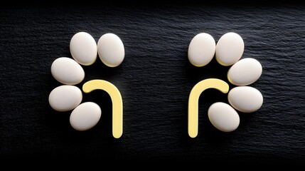 An impactful photo of kidney stone treatment, featuring medication and dietary changes