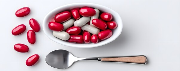 An impactful photo of kidney stone treatment, featuring medication and dietary changes