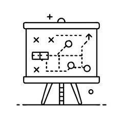 board game strategy chart icon, board game strategy chart line art - simple line art of board game strategy chart, perfect for board game strategy chart logos and icons