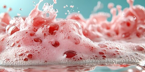 Fototapeta premium Bath bubbles banner