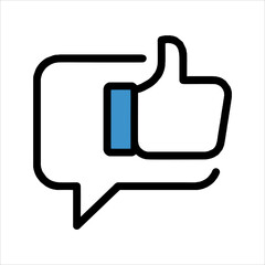 Obraz premium thumb up icon