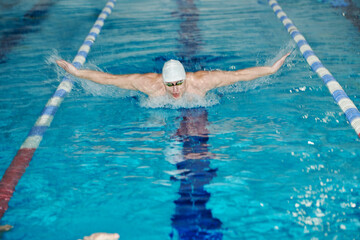 butterfly swimming style