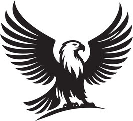 A Eagle Vector Art Illustration EPS File
