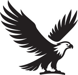 A Eagle Vector Art Illustration EPS File
