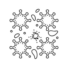 paint splatter pattern icon, paint splatter pattern line art - simple line art of paint splatter pattern, perfect for paint splatter pattern logos and icons