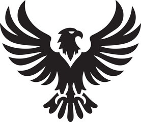 Beautiful Black Eagle Vector Silhouette Art This Is An Editable And Printable Vector Eps File
