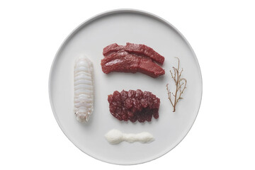 Gourmet Seafood Dish Arrangement