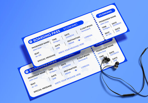 Boarding Pass Template Layout