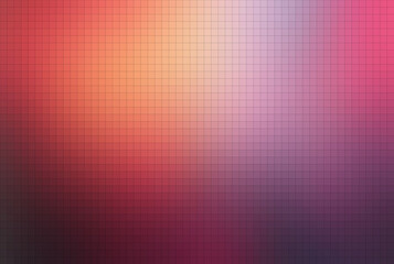 Kolorowe tło z siatką drobnych kwadratów i gradientem w odcieniach czerwieni, różu i fioletu, idealne do nowoczesnych projektów graficznych © Henryk Guziak