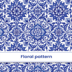 Floral seamless pattern .