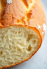 close up of a loaf of bread