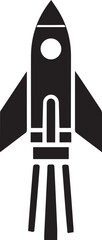 A Rocket Vector Art Illustration EPS File
