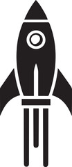 A Rocket Vector Art Illustration EPS File
