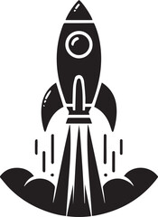 A Rocket Vector Art Illustration EPS File
