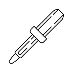 screwdriver icon, screwdriver line art - simple line art of screwdriver, perfect for screwdriver logos and icons