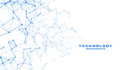 low poly style digital data visualization background for virtual network