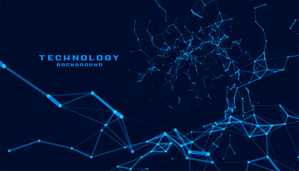 geometric style futuristic web network background for internet connection