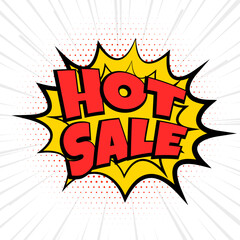 white and yellow hot sale marketing background with halftone effect