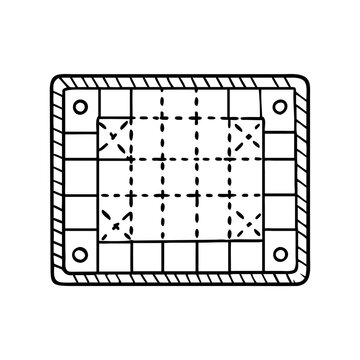 recommend clip art: tabletop gaming mat icon, tabletop gaming mat line art - simple line art of tabletop gaming mat, perfect for tabletop gaming mat logos and icons