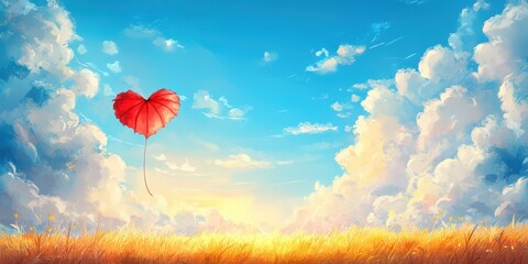 Obraz premium Kite banner