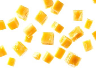 Floating Caramel Cubes