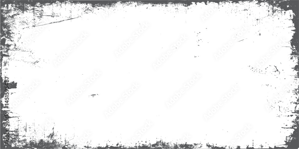 Poster distressed black grain texture. distress overlay vector textures. old canvas pattern textured for ov