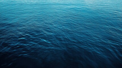 Deep blue ocean water surface