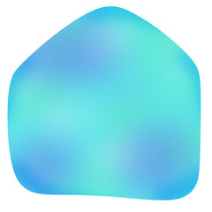 Minimalist gradient noise effect shape drawing