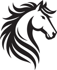 A Horse Vector Art Illustration EPS File
