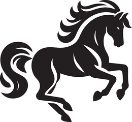 A Horse Vector Art Illustration EPS File
