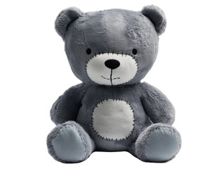 Obraz premium Cute Plush Teddy Bear with Soft Fur and Classic Toy Design Ideal for Childhood, Gifts, and Nursery Concepts
