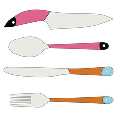 Kitchen Tools Vector illustration Design Cooking tools vector