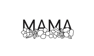 Floral Mama Vector