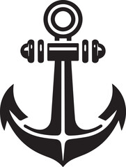 Beautiful Black Ship anchor Vector Silhouette Art This Is An Editable And Printable Vector Eps File
