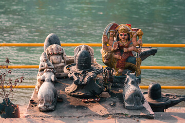 Shivling near river Ganga