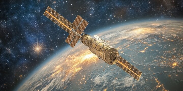 Space technology banner