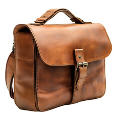 Brown Leather Messenger Bag Stylish Handbag Design