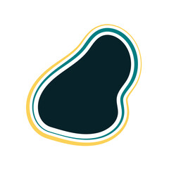 Fototapeta premium Blob Creative Shape Lines