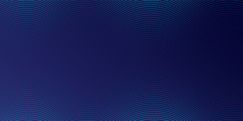 Obraz premium Modern blue wavy halftone background. Dot pop art sport style vector simple modern design abstract