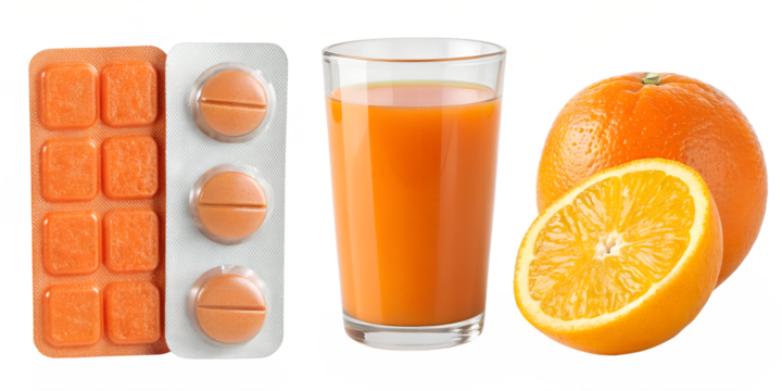 orange multivitamin carrot juice set bundle isolated on white background png