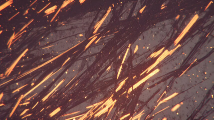 of electric plasma streaks and swirling experimental compounds