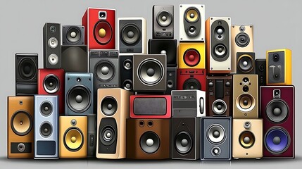 Collection of audio speakers