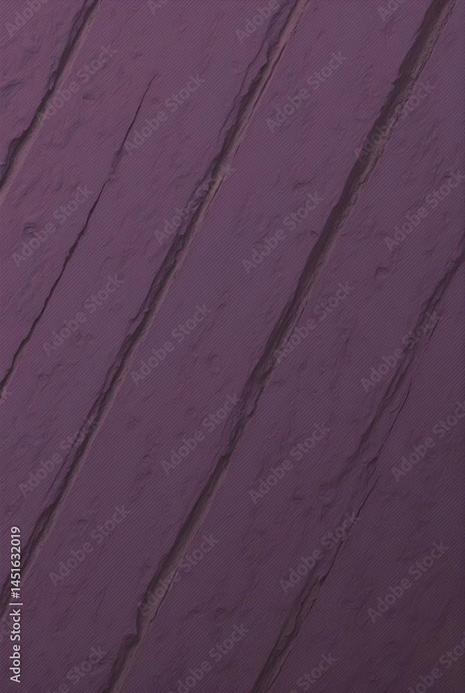 Poster deep purple, textured diagonal lines create a rich, shadowed surface, suggesting depth and a modern