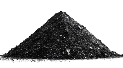 Black powder pile dark background texture