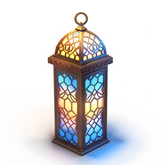lantern on a white background
